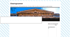 Desktop Screenshot of clearingnummer.se